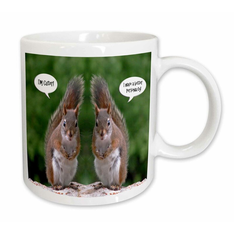 East Urban Home Squirrel Humor Coffee Mug Wayfair